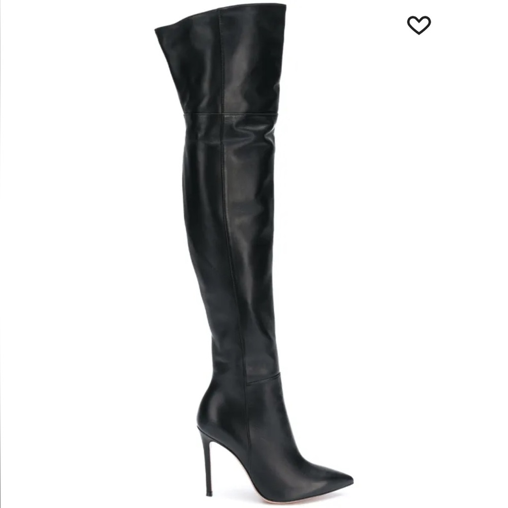 Gianvito Rossi
Bea Cuissard leather thigh-high boots